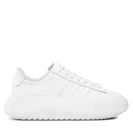 Sneakersy damskie - Sneakersy adidas Grand Court Platform IE1089 Biały - miniaturka - grafika 1