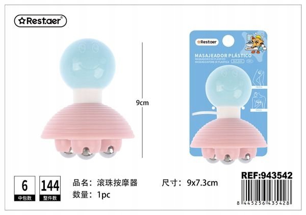 Kuleczkowy Masażer do Ciała z Ergonomicznym Uchwytami