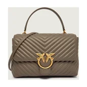 Torebki damskie - Pinko Skórzana torebka na ramię LOVE LADY PUFF - miniaturka - grafika 1