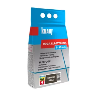 Fuga elastyczna 4 kg ciemny brąz Knauf - Fugi - miniaturka - grafika 1