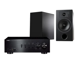 Yamaha A-S701 (czarny) + Tesi 3 (czarny) - Zestawy stereo - miniaturka - grafika 1