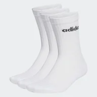Skarpetki męskie - Skarpety za kostkę ADIDAS C LIN CREW 3P HT3455 – Biały - miniaturka - grafika 1