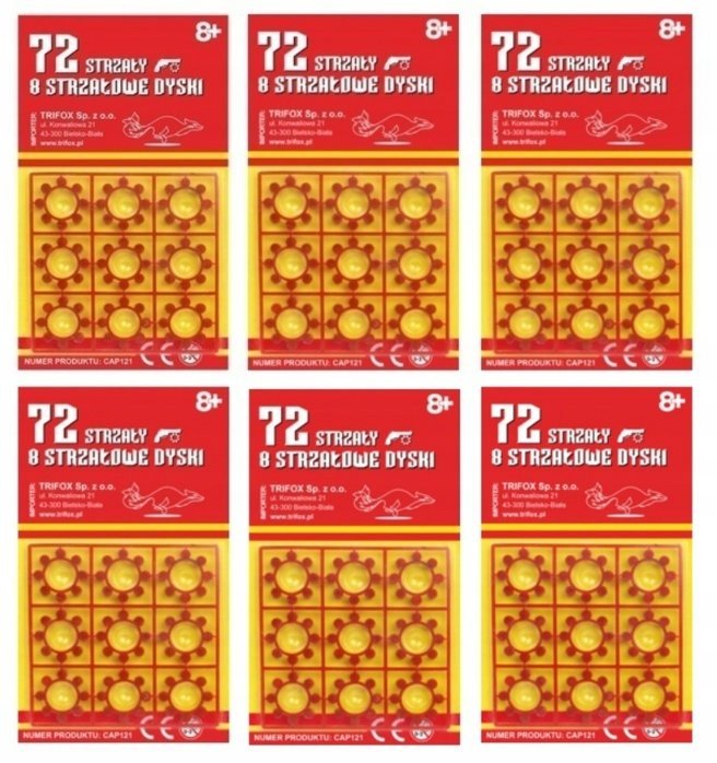 Kapiszony Spłonka Naboje do Pistoletu Spłonka 432 Strzały