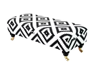 Kufer tapicerowany skrzynia QM-7 120cm EMRAWOOD Etno Pixel Duży 01 - Ławki do przedpokoju - miniaturka - grafika 1