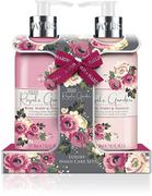Mydła - Baylis & Harding Royale Garden Rose, Poppy & Vanilla 2 Bottle Set - Zestaw mydło i krem do rąk - miniaturka - grafika 1