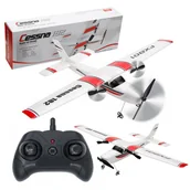 Zabawki zdalnie sterowane - Zdalnie Sterowany Samolot Piankowy Awionetka Lata - miniaturka - grafika 1