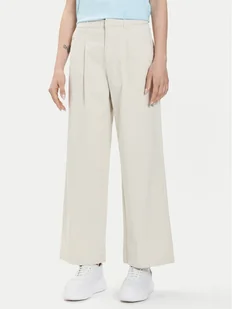 ONLY Spodnie materiałowe Stella 15311377 Écru Regular Fit - Spodnie sportowe damskie - miniaturka - grafika 1