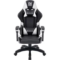 Fotele gamingowe - Fotel DEFENDER Companion Czarno-biały - miniaturka - grafika 1