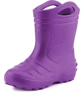 Buty dla dziewczynek - Ladeheid Kalosze dziecięce, lekkie jak piórko, z tworzywa EVA, kalosze termiczne z podszewką KL051, fioletowy, 29 EU - miniaturka - grafika 1