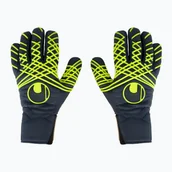 Piłka nożna - Rękawice bramkarskie uhlsport Prediction Absolutgrip HN Fit navy/white/fluo yellow WYSYŁKA W 24H 30 DNI NA ZWROT - miniaturka - grafika 1