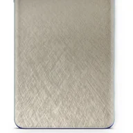 Folie ochronne do telefonów - Folia naklejka skórka strukturalna na TYŁ do Apple iPhone 4 - Tytan Srebrny - apgo SKINS - miniaturka - grafika 1