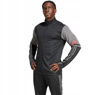 Bluzy męskie - Bluza męska adidas Squadra 25 Training czarno-szara JD1630 XL - miniaturka - grafika 1