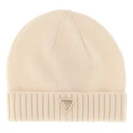 Czapki damskie - Damska Czapka zimowa GUESS BEANIE SWEATER V4BZ08Z39B0-G1O6 – Beżowy - miniaturka - grafika 1