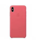 Etui i futerały do telefonów - Etui do iPhone X/XS Apple skórzane w kolorze zgaszonego różu - miniaturka - grafika 1