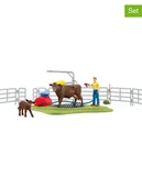 Zabawki kreatywne - Schleich 25-częściowy zestaw "Happy Cow Wash" - 3+ - miniaturka - grafika 1