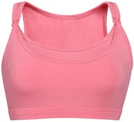 Piżamy ciążowe - Top damski do karmienia w kolorze koralowym Koral S - miniaturka - grafika 1