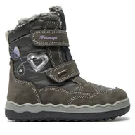 Buty dla dziewczynek - Śniegowce Primigi GORE-TEX 4885222 M Szary - miniaturka - grafika 1