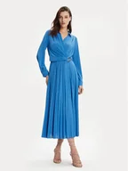 Sukienki - Marella Sukienka codzienna Evelin 2413621011 Niebieski Regular Fit - miniaturka - grafika 1