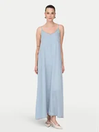 Sukienki - ONLY Sukienka letnia Charis 15337932 Niebieski Loose Fit - miniaturka - grafika 1