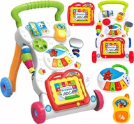 Jeździki dla dzieci - Pchacz Interaktywny Chodzik Jeździk 3W1 + Znikopis Y15 - miniaturka - grafika 1