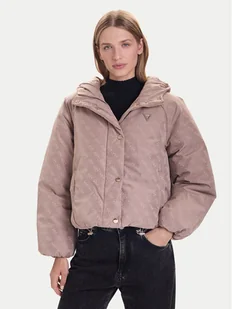 Guess Kurtka zimowa V5BL07 WGLW2 Beżowy Relaxed Fit - Kurtki damskie - miniaturka - grafika 1