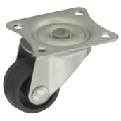 Zawiasy, okucia i inne akcesoria - Zestaw z kołem 25 mm/12 kg, płyta obrotowa - miniaturka - grafika 1