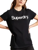 Koszulki i topy damskie - Koszulka damska Superdry Logo klasyczna -M - miniaturka - grafika 1