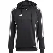 Bluzy męskie - Bluza męska adidas Tiro 24 Training Hooded czarna IJ9957 M - miniaturka - grafika 1