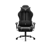 Fotele gamingowe - Diablo Chairs X-One 2.0 Normal Size Black Moss Gamingowy do 150kg Tkanina Czarny - miniaturka - grafika 1