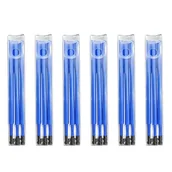 Długopisy - Raylu Paper® - Części zamienne do wysuwanego długopisu, tusz żelowy, kolor niebieski, końcówka 1 mm i skok 0,7 mm. (opakowanie 6 części zamiennych (18 sztuk)) - miniaturka - grafika 1