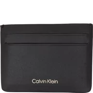 Etui na dokumenty i karty - Calvin Klein Skórzane etui na karty - miniaturka - grafika 1