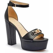 Sandały damskie - Guess Skórzane sandały - miniaturka - grafika 1