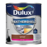 Emalie - Dulux Emalia Weathershield do drewna, metalu i PCV brązowy RAL 8011 - miniaturka - grafika 1