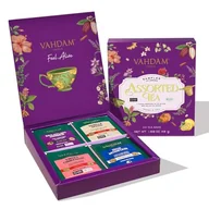 Herbata - VAHDAM, Zestaw próbny herbaty (25 smaków, 25 sztuk) zestaw do odmian herbaty - zioła, zielona, chai i czarna herbata zestaw upominkowy z długimi liśćmi prezent dla kobiet i mężczyzn - miniaturka - grafika 1