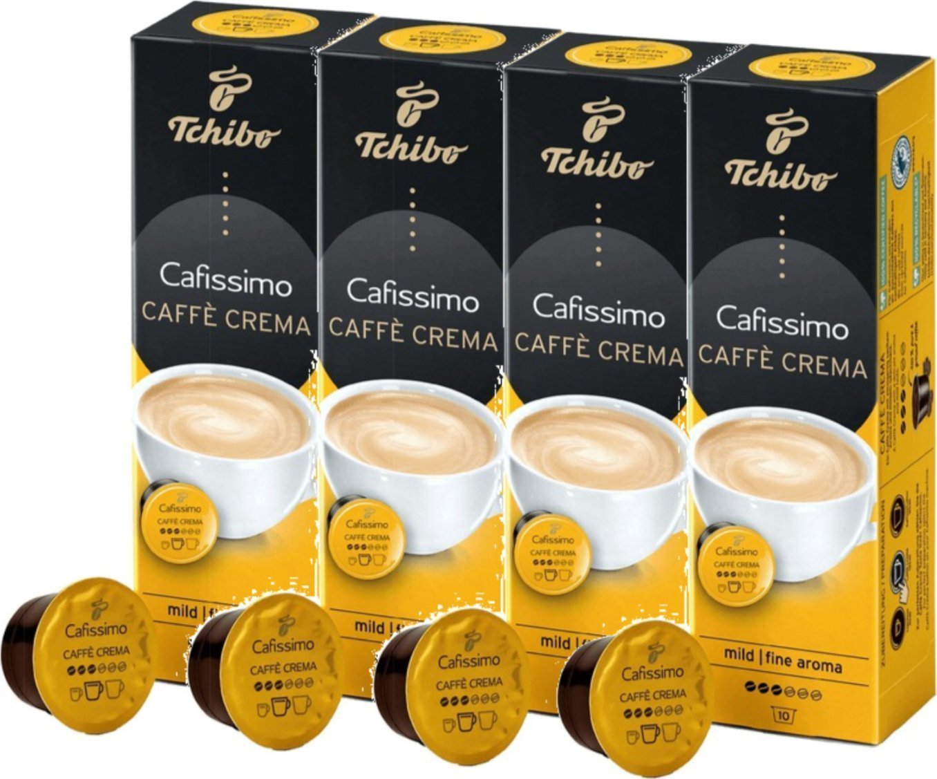 Tchibo Kapsułki Cafissimo Caffe Crema Mild 4x10 szt.