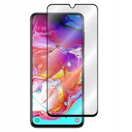 Szkła hartowane na telefon - Szkło 9H Full 6D Cf Do Samsung A70 A705 Czarne Szkiełko Ochronne Szybka Hartowana Na Ekran - miniaturka - grafika 1