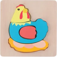 Puzzle - Puzzle drewniane edukacyjne układanka MARIONETTE 5el - miniaturka - grafika 1