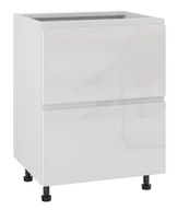 Meble kuchenne - Alba Szafka Dolna Ds-60-2W-1Wew Modernbox Biały Połysk - miniaturka - grafika 1