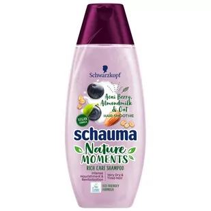 Schauma Nature Moments Intense Nourishment Rich Care Shampoo odżywczy szampon do włosów suchych i bardzo suchych 400 ml - Szampony do włosów - miniaturka - grafika 1