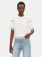 Koszulki i topy damskie - Morgan T-Shirt 251-DFUTUR M Biały Regular Fit - miniaturka - grafika 1