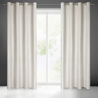 Zasłony - Euro Firany Zasłona Velvet Darcy 140 x 250 Przelotka Kremowy 1221496 - miniaturka - grafika 1