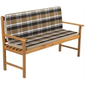 Poduszki ogrodowe - Fieldmann FDZN 9121  Poduszka na ławkę kremowa w paski - miniaturka - grafika 1