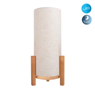 Näve Lampa stołowa LED Madita, wysokość 48 cm, naturalny/natur - Lampy stojące - miniaturka - grafika 2