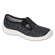 Buty dla dziewczynek - Befado obuwie dziecięce 975Y185 czarne - miniaturka - grafika 1