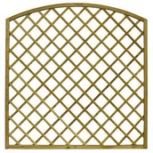 Kratki i pergole - STELMET Kratka diagonalna w ramie z łukiem wypukłym 180 x 180 R30 x 45 O120 L8 x 28 - miniaturka - grafika 1