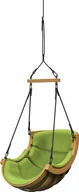 Fotele ogrodowe wiszące - Elior Zielona huśtawka ogrodowa - Pasos 6X - miniaturka - grafika 1