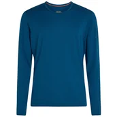 Bielizna sportowa męska - Koszulka męska Icebreaker Mens 200 Oasis LS Crewe Rozmiar: XL / Kolor: niebieski/biały - miniaturka - grafika 1