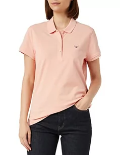 GANT Damska koszula polo Summer Pique, Guava ORANGE, standardowa, Guava Orange, M - Koszule damskie - miniaturka - grafika 1