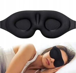 Opaska Na Oczy Do Spania Maska 3d Regulowana Lekka Uniwersalna Piankowa - Akcesoria do bielizny - miniaturka - grafika 1