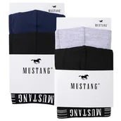 Majtki męskie - MUSTANG Bokserki Męskie Bawełniane BM1053 4sztuki 2XL - miniaturka - grafika 1